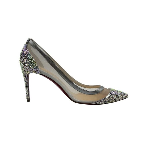 Christian Louboutin Galativi Strass Crystal Mesh 38 - Picture 9 of 13